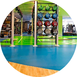 Everroll Shape Gym Rubber Flooring