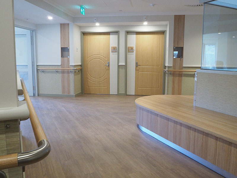 Doors in Meath Aged Care Facility Como