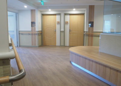 Acrovyn Doors and CS Handrails for New Aged Care Facility