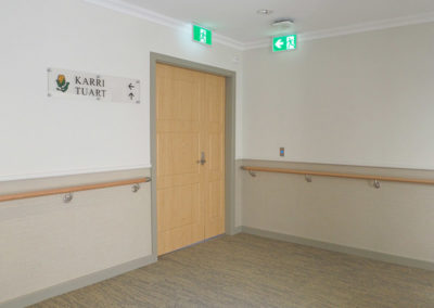 HRWS-6C Solid Timber Handrail at Meath Care Como