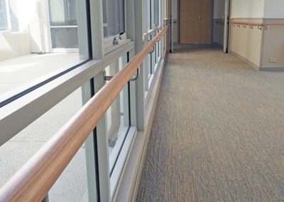 HRWS-6C Solid Timber Handrail at Meath Care Como