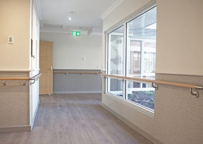 HRWS-6C Solid Timber Handrail at Meath Care Como