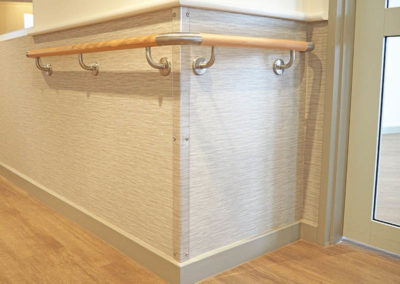 HRWS-6C Solid Timber Handrail at Meath Care Como