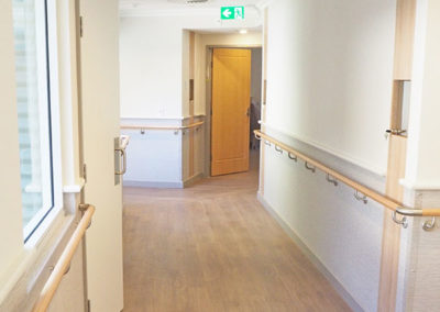 HRWS-6C Solid Timber Handrail at Meath Care Como