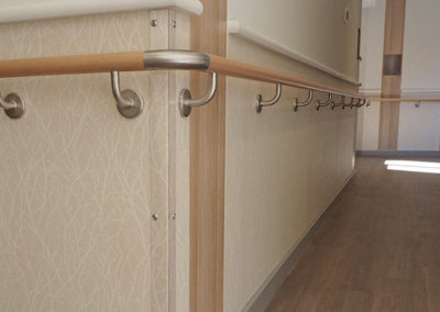 HRWS-6C Solid Timber Handrail at Meath Care Como