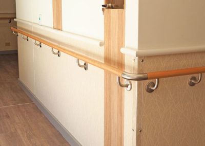 HRWS-6C Solid Timber Handrail at Meath Care Como