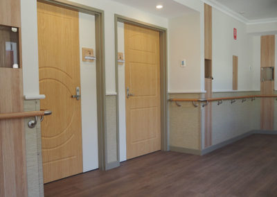 HRWS-6C Solid Timber Handrail at Meath Care Como