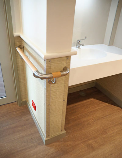 HRWS-6C Solid Timber Handrail at Meath Care Como