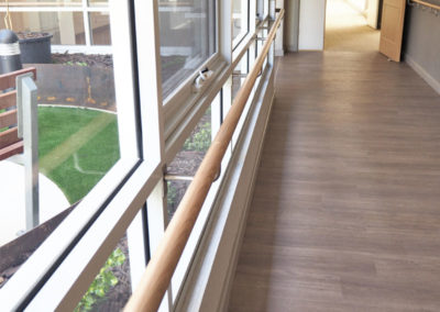 HRWS-6C Solid Timber Handrail at Meath Care Como