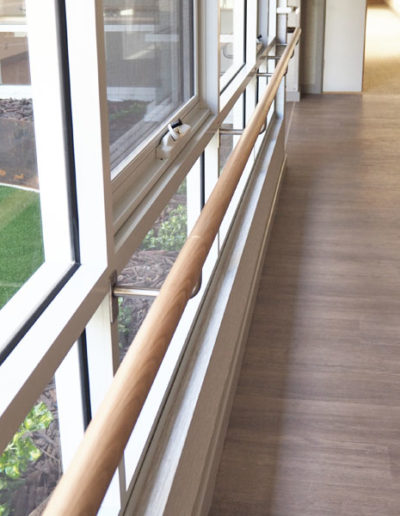 HRWS-6C Solid Timber Handrail at Meath Care Como