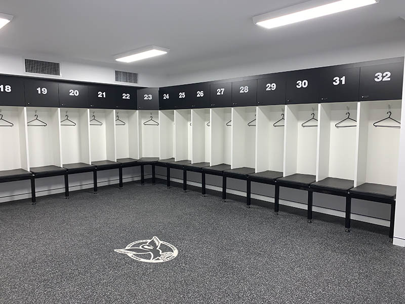 REGUPOL everroll Installed at Swan Districts Football Club New Change Rooms