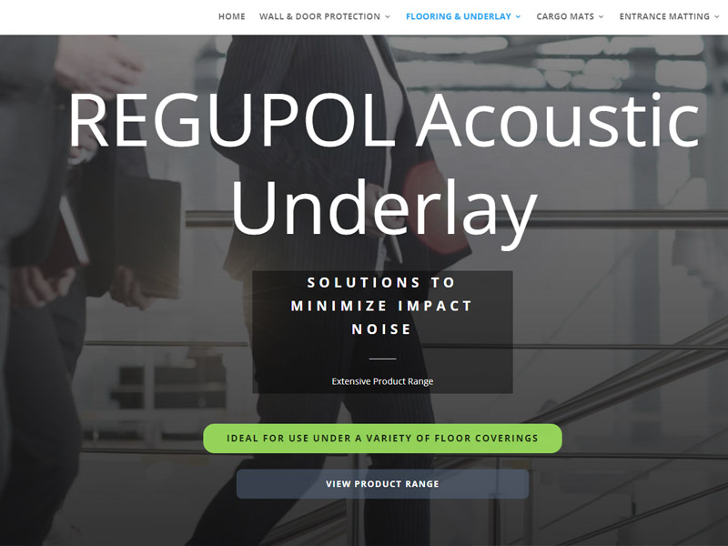 New-look Acoustic Underlay Website Section
