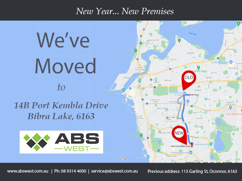 ABS West has Moved into New Premises