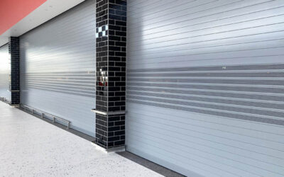 Stainless-Steel Crash Rails at Entrance to Coles Southern River