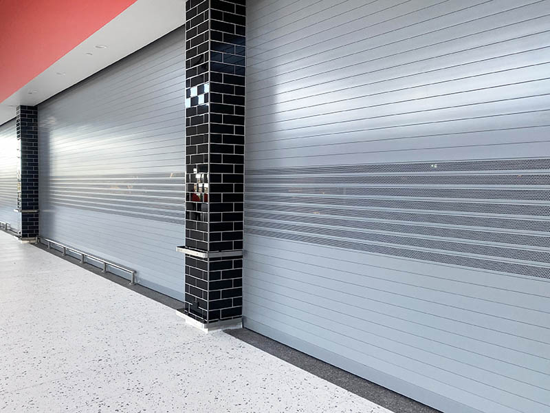 Stainless-Steel Crash Rails at Entrance to Coles Southern River